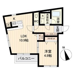 LiveFlat戸越の物件間取画像